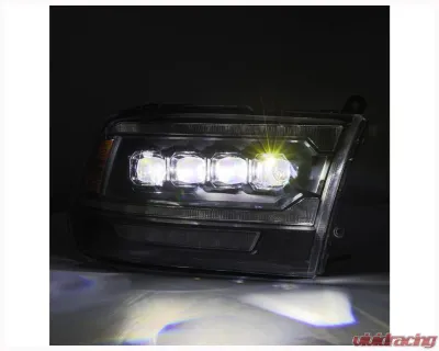 AlphaRex USA NOVA-Series Projector Headlights (Black) for 2019-2024 Ram 1500/2500/3500 - 880555