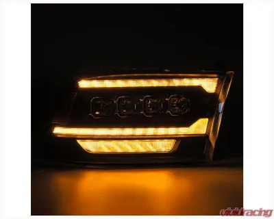 AlphaRex USA NOVA-Series Projector Headlights (Black) for 2019-2024 Ram 1500/2500/3500 - 880555