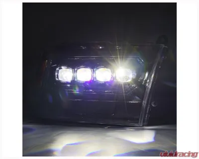 AlphaRex USA NOVA-Series Projector Headlights Alpha-Black for Dodge Ram 2008-2010 - 880557