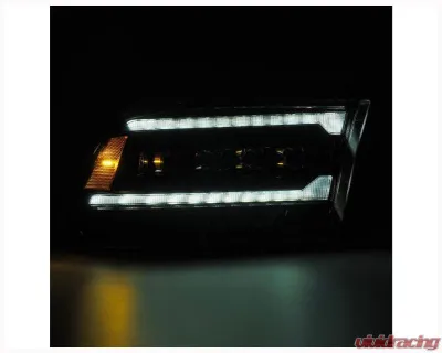 AlphaRex USA NOVA-Series Projector Headlights Alpha-Black for Dodge Ram 2008-2010 - 880557