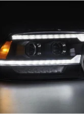 AlphaRex USA LUXX-Series Projector Headlights (Black) for 2009-2018 Dodge Ram 1500/2500/3500                                     - 880558 - Image 4