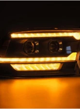 AlphaRex USA LUXX-Series Projector Headlights (Black) for 2009-2018 Dodge Ram 1500/2500/3500                                     - 880558 - Image 5