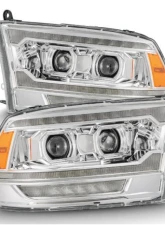 PRO-Series Headlights (Chrome) Ram 2011-2018 AlphaRex USA                                     - 880562 - Image 4