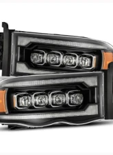 NOVA-Series Headlights (Black) Dodge 2002-2005 AlphaRex USA                                     - 880564 - Image 6