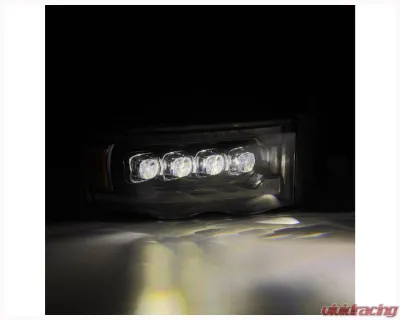 NOVA-Series Headlights (Black) Dodge 2002-2005 AlphaRex USA - 880564