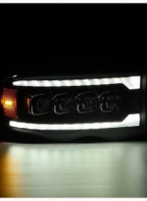 NOVA-Series Headlights (Black) Dodge 2002-2005 AlphaRex USA                                     - 880564 - Image 5