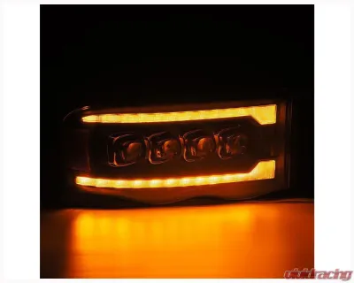 NOVA-Series Headlights (Black) Dodge 2002-2005 AlphaRex USA - 880564