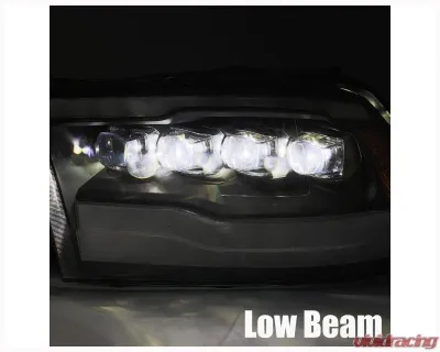 NOVA-Series Headlights (Jet Black) Dodge | Ram 2009-2018 AlphaRex USA - 880590