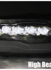 NOVA-Series Headlights (Jet Black) Dodge | Ram 2009-2018 AlphaRex USA                                     - 880590 - Image 4