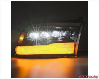 NOVA-Series Headlights (Jet Black) Dodge | Ram 2009-2018 AlphaRex USA - 880590