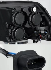 PRO-Series Headlights (Jet Black) Dodge | Ram 2009-2018 AlphaRex USA                                     - 880593 - Image 2