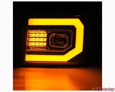 PRO-Series Headlights (Jet Black) AlphaRex USA - 880605