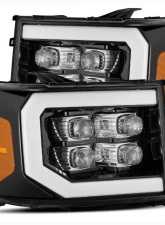 AlphaRex USA NOVA-Series Jet Black Projector Headlights for 2007-2014 GMC Sierra 1500/2500/3500                                     - 880608 - Image 6