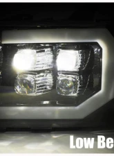 AlphaRex USA NOVA-Series Jet Black Projector Headlights for 2007-2014 GMC Sierra 1500/2500/3500                                     - 880608 - Image 5