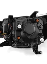 AlphaRex USA LUXX-Series Headlights Alpha-Black for Toyota Tacoma 2012-2015, LED DRL                                     - 880750 - Image 2