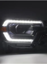 AlphaRex USA LUXX-Series Black Headlights for Toyota Tacoma 2012-2015, LED DRL                                     - 880751 - Image 3