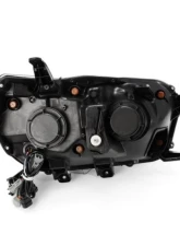 AlphaRex USA LUXX-Series Black Headlights for 2010-2013 Toyota 4Runner, LED Projectors                                     - 880757 - Image 2