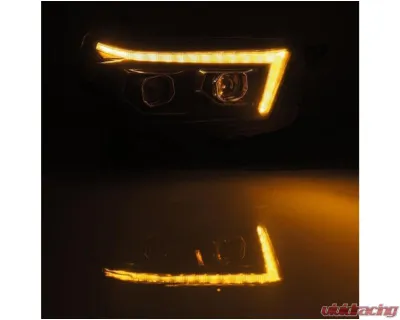 AlphaRex USA LUXX-Series Black Headlights for 2010-2013 Toyota 4Runner, LED Projectors - 880757