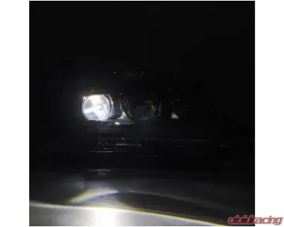 AlphaRex USA LUXX-Series Headlights Alpha-Black for Toyota Sienna 2011-2020 - 880765