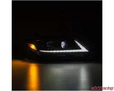 AlphaRex USA LUXX-Series Headlights Alpha-Black for Toyota Sienna 2011-2020 - 880765