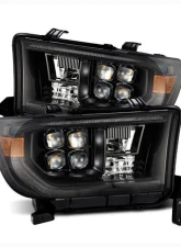 NOVA-Series Headlights w/ Level Adjuster (Alpha-Black) Toyota 2007-2013 AlphaRex USA                                     - 880820 - Image 7