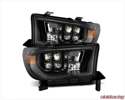 NOVA-Series Headlights w/ Level Adjuster (Alpha-Black) Toyota 2007-2013 AlphaRex USA - 880820