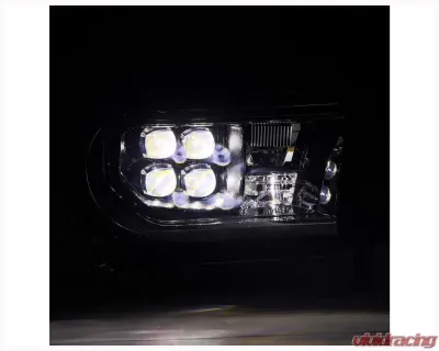 NOVA-Series Headlights w/ Level Adjuster (Alpha-Black) Toyota 2007-2013 AlphaRex USA - 880820