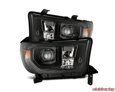 LUXX-Seriess Headlights w/ Level Adjuster (Alpha-Black) Toyota 2007-2017 AlphaRex USA - 880825