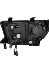 LUXX-Seriess Headlights w/ Level Adjuster (Alpha-Black) Toyota 2007-2017 AlphaRex USA                                     - 880825 - Image 2