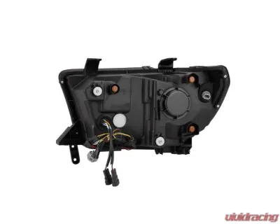 LUXX-Seriess Headlights w/ Level Adjuster (Alpha-Black) Toyota 2007-2017 AlphaRex USA - 880825