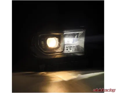 PRO-Series Headlights w/o Level Adjuster (Black) Toyota 2007-2017 AlphaRex USA - 880829