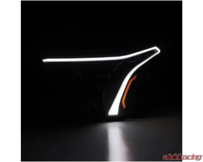 LUXX-Series Headlights (Alpha-Black) Toyota 2022-2025 AlphaRex USA - 880863