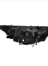 AlphaRex USA NOVA-Series Black Headlights for 2019-2024 Toyota RAV4 & RAV4 Hybrid                                     - 880870 - Image 2