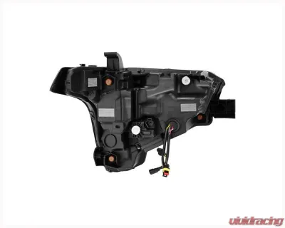 NOVA-Series Headlights w/ Amber DRL (Black) AlphaRex USA - 880872