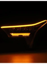 NOVA-Series Headlights w/ Amber DRL (Black) AlphaRex USA                                     - 880872 - Image 3