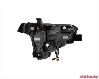 NOVA-Series Headlights w/ Amber DRL (Black) AlphaRex USA - 880874