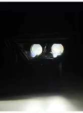 NOVA-Series Headlights w/ Amber DRL (Black) AlphaRex USA                                     - 880874 - Image 5