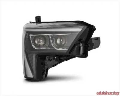 NOVA-Series Headlights w/ Amber DRL (Black) AlphaRex USA - 880874