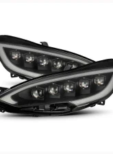 AlphaRex USA NOVA-Series Black LED Headlights for Tesla Model S 2013-2021 with Sequential Turn Signal                                     - 880877 - Image 5