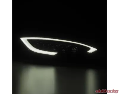 AlphaRex USA NOVA-Series Headlights Alpha-Black for Tesla Model S 2013-2021 - 880878