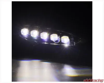 AlphaRex USA NOVA-Series Headlights Alpha-Black for Tesla Model S 2013-2021 - 880878