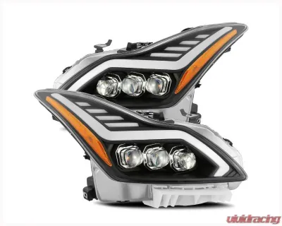 NOVA-Series Headlights (Jet Black) AlphaRex USA - 881985