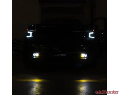 LED Projector Fog Lights Chevrolet 2000-2023 AlphaRex USA - 210017