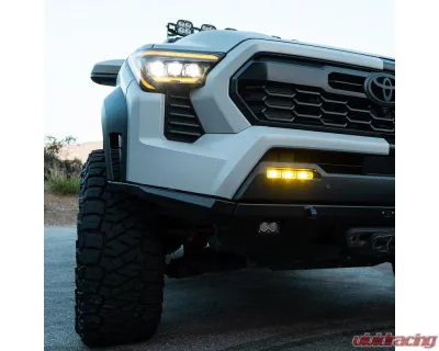 Double Tap Dual Color LED Projector Fog Lights Toyota 2022+ AlphaRex - 210018