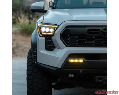 Double Tap Dual Color LED Projector Fog Lights Toyota 2022+ AlphaRex - 210018