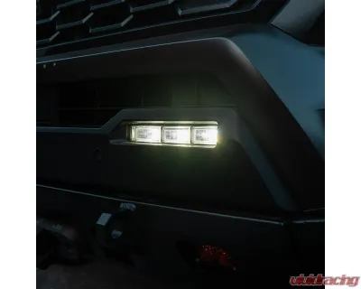 Double Tap Dual Color LED Projector Fog Lights Toyota 2022+ AlphaRex - 210018