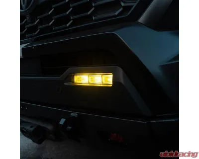 Double Tap Dual Color LED Projector Fog Lights Toyota 2022+ AlphaRex - 210018