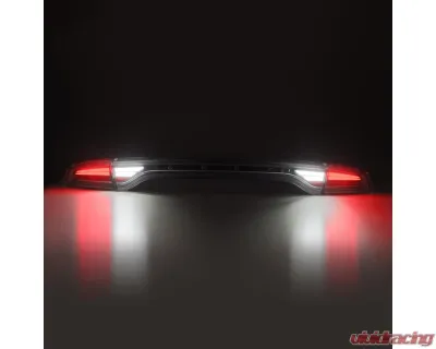 Chrome NOVA-Series Prismatic LED Taillights Dodge Charger 2015-2023 AlphaRex - 642032