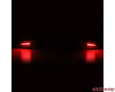 Chrome NOVA-Series Prismatic LED Taillights Dodge Charger 2015-2023 AlphaRex - 642032