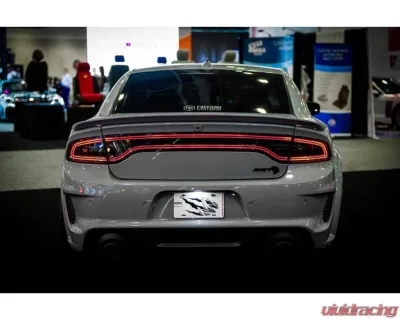 Chrome NOVA-Series Prismatic LED Taillights Dodge Charger 2015-2023 AlphaRex - 642032